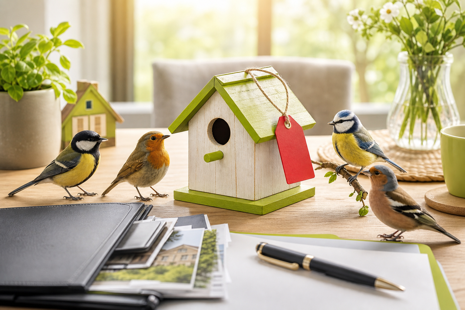 Beratungsmotiv zur Immobilienbewertung im Laage-Stil