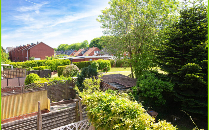 Blick vom Balkon