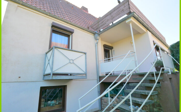 Treppe zum Garten