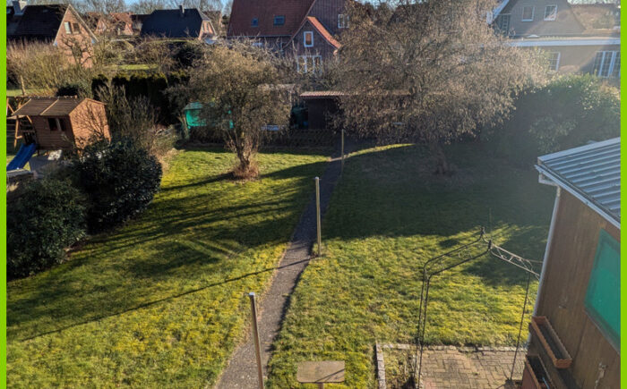 Garten von oben