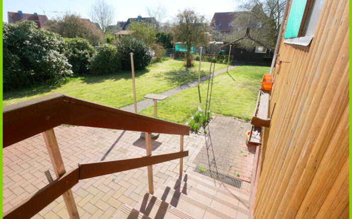 Ausgang n den Garten