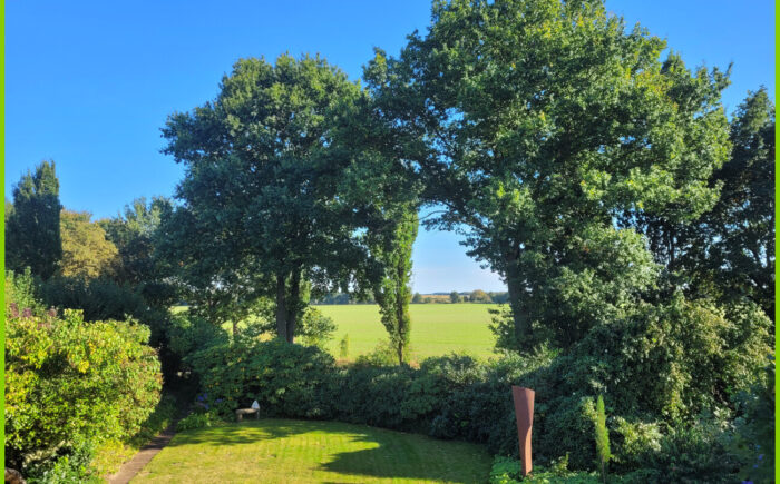 Blick vom Balkon