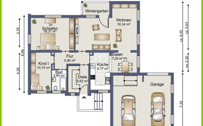 Grundriss Erdgeschoss