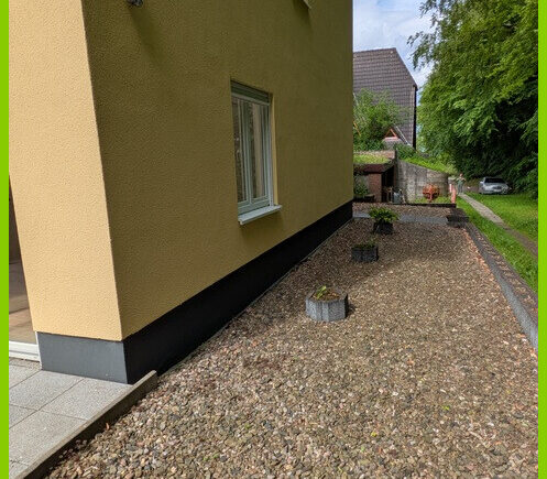 Weg zur Terrasse